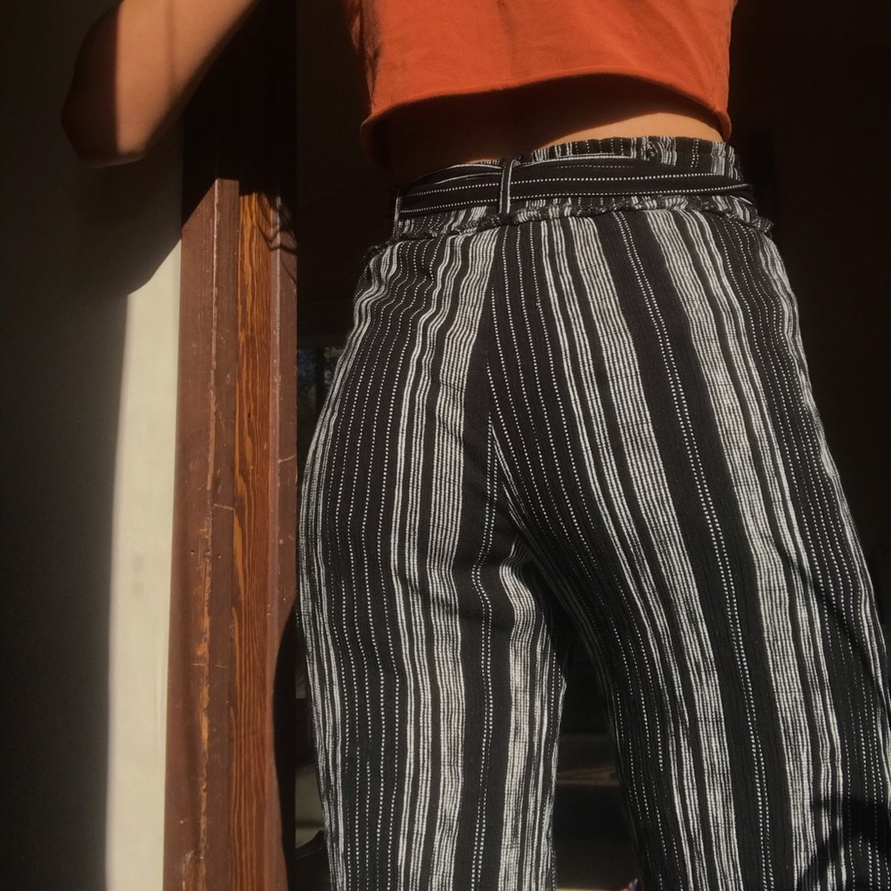 striped pants